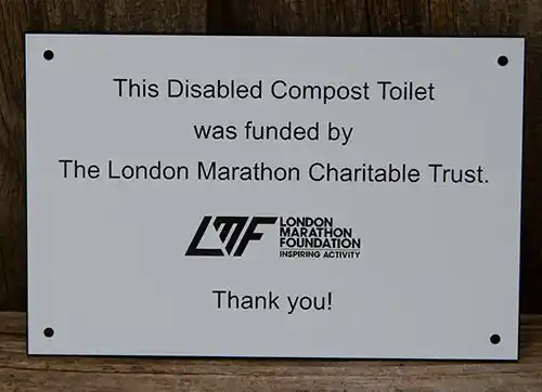 Logos can be included on these engraved plaques. Engraved Acrylic Plaque