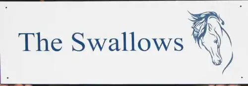 The Swallows Acrylic Laminate Plaque