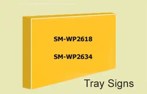 Fibreglass Tray Signs