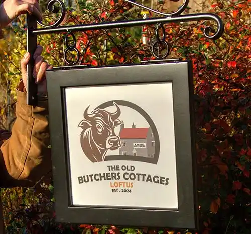 Framed Hanging Sign
