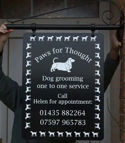 Hanging Business Sign