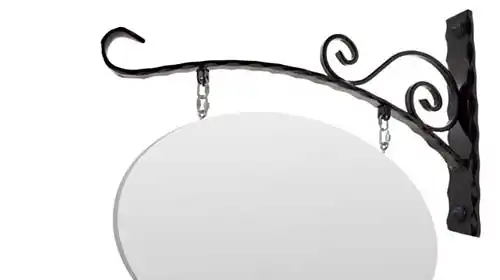 Sign Bracket for Oval Sign