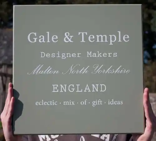 Traditional Painted Sign Board