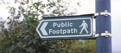 Public Footpath Sign