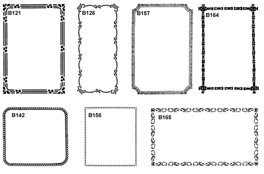 Decorative borders