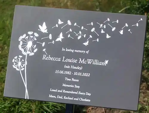 Corian is ideal for detailed images Laser Engraved Image in Corian