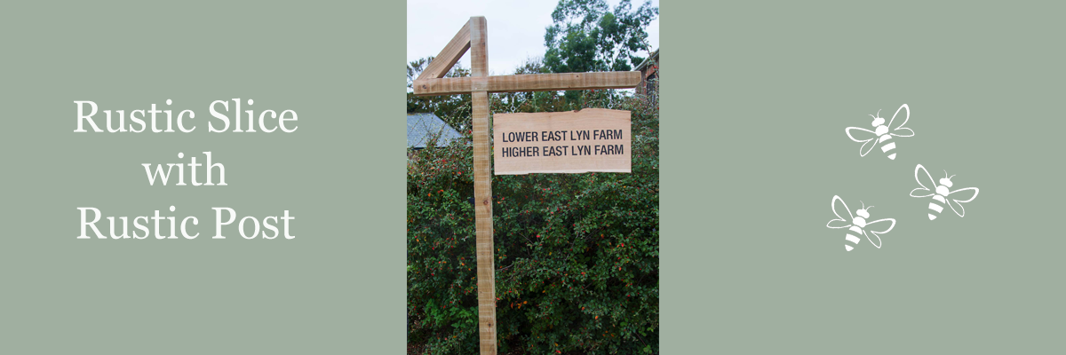 Rustic post is ideal for those looking for a more budget friendly option.