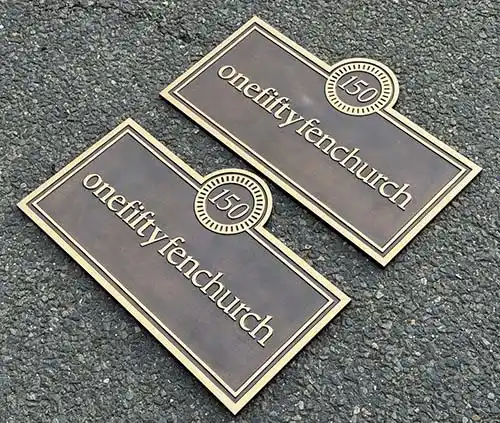 Cast Bronze Siigns