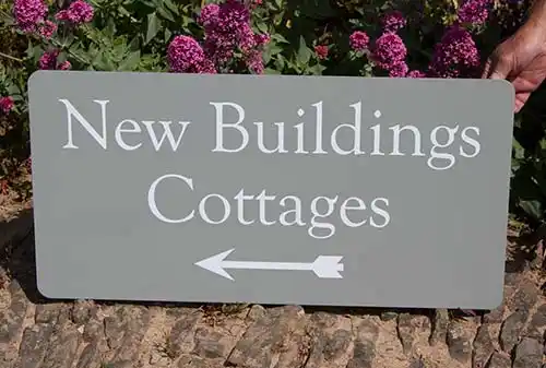 Simple Aluminium Sign