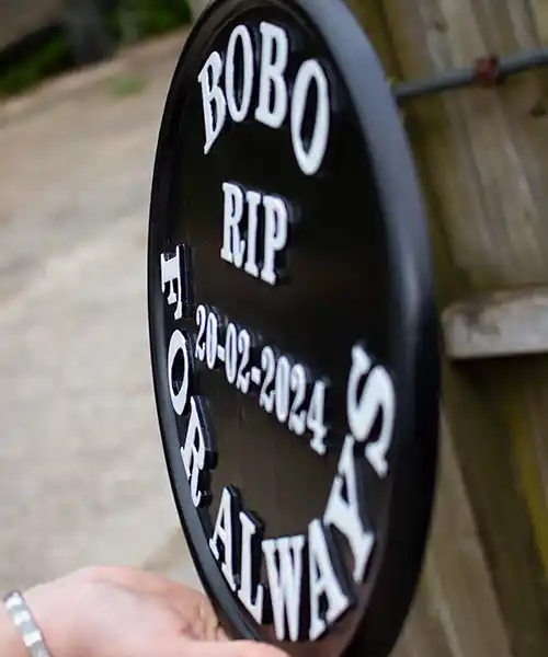 Cast Iron Sign
