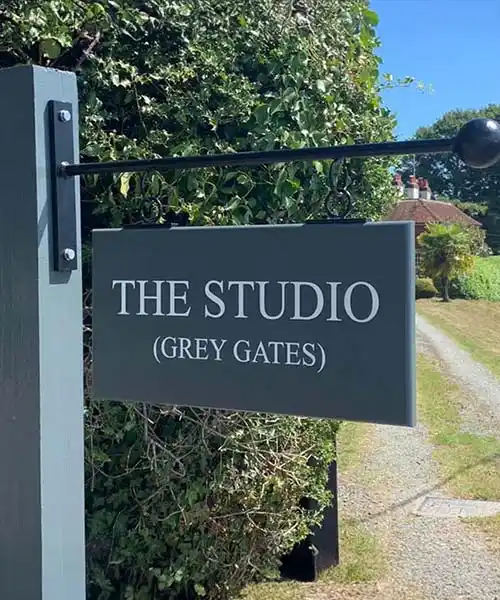 All bepoke made in a foundry Bespoke Hanging Signs