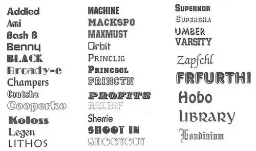More Fonts