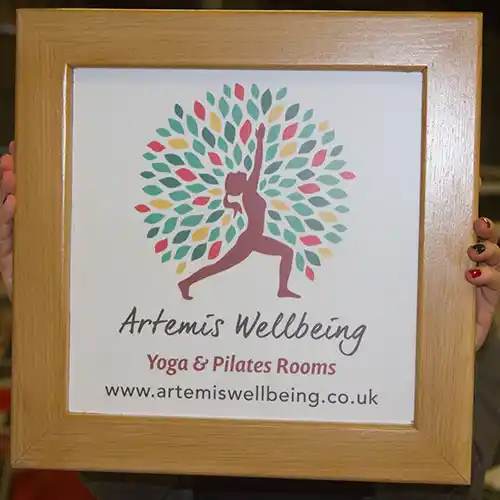 Oak Framed Sign