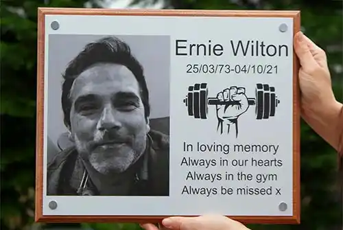 Black and White Photo Memorial