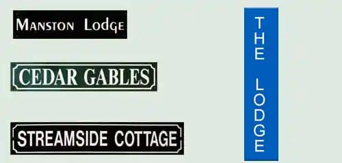 Gate Signs