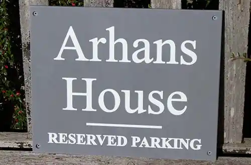 Engraved House Sign