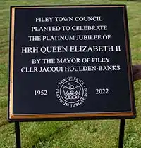 Large jubilee plaque