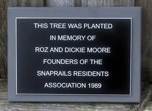 Black Acrylic Plaque with Engraved White Text