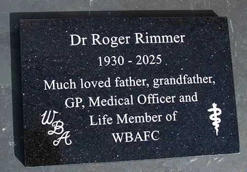 Black Galaxy Granite Memorial