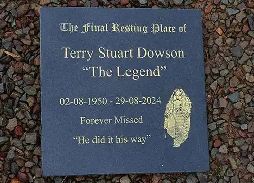 Impact Engraved Lettering
