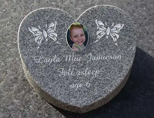 Celtic Grey Wedge - With Porcelain Photo