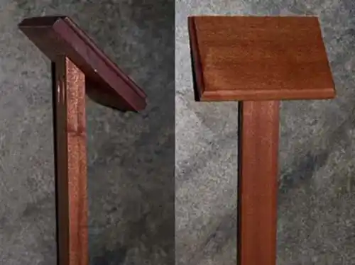 These are ideal for smaller plaques Back Fixed Wooden Stakes