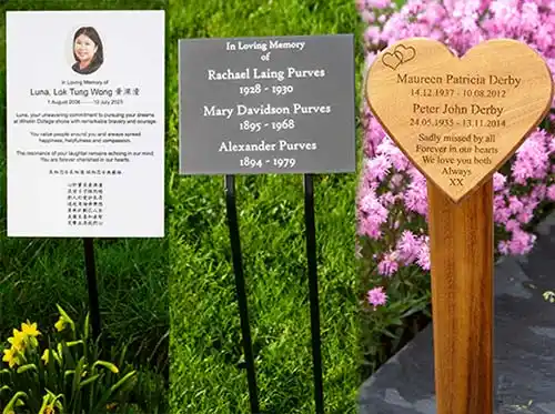 Tree Stakes and Plaque Holders