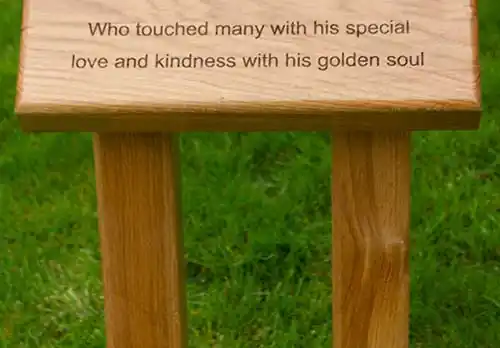These posts can be 70mm x 70mm or 95mm x 95mm Two Posts on Large Memorials