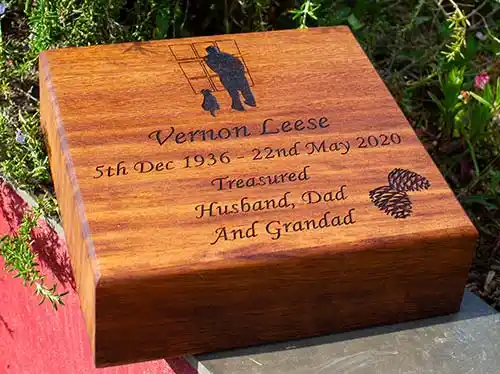 To maintain these just rub over Devon Oil Iroko Wood Lawn Memorial