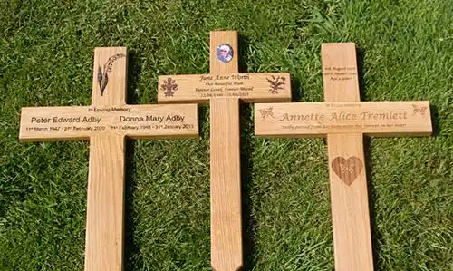 We have thousands of images we can use. A selection of oak crosses