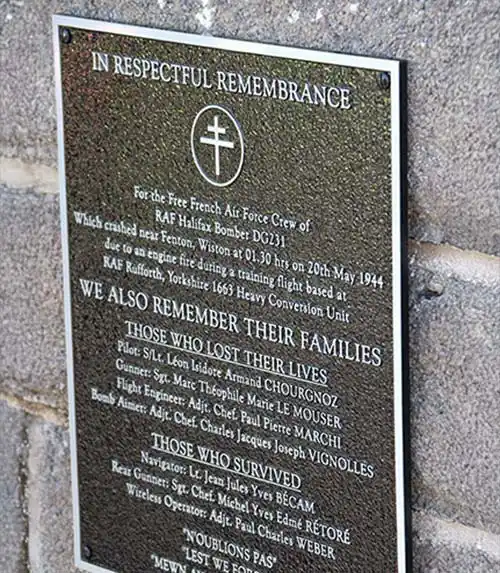 Remembrace Plaque