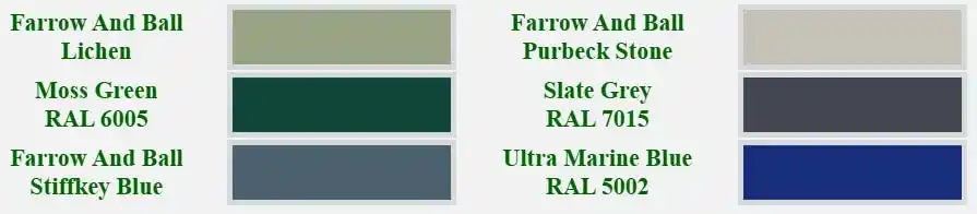 Metal Paint Colours