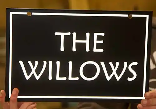 Reflective House Sign