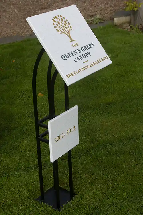 Special plaque holder