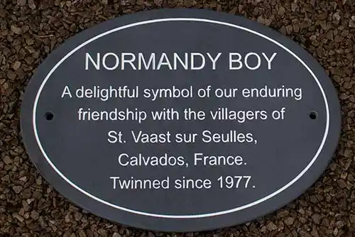 Oval Slate Sign