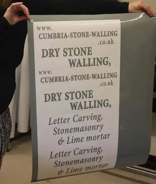 Cut Vinyl Lettering