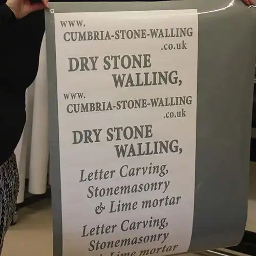 Cut Vinyl Lettering