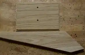 Wooden stake in production