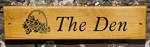 Chestnut house sign