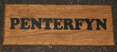 Oak Driftwood Sign