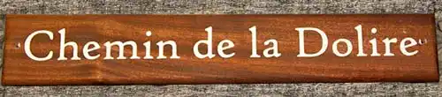 Sapele Driftwood Sign