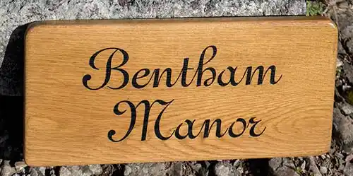 Oak House Sign