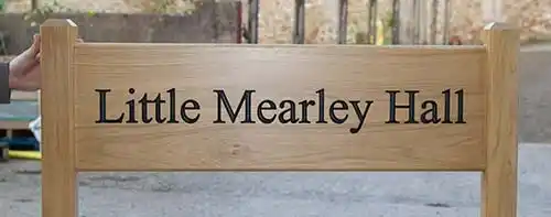 Village Hall Sign