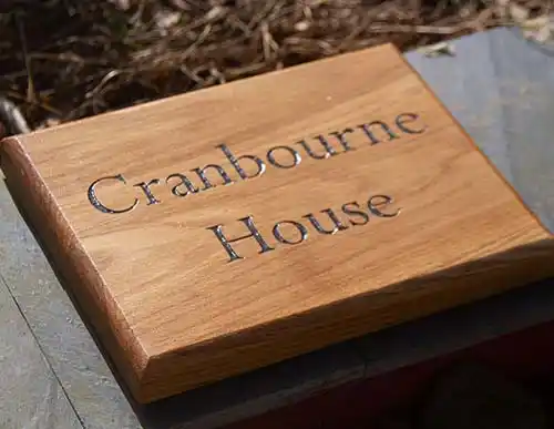 Standard Oak Sign