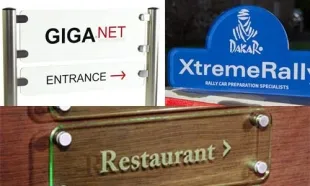 Glass-Like Acrylic Signs