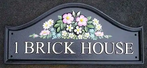 Traditional Cast Signs Using Modern Materials