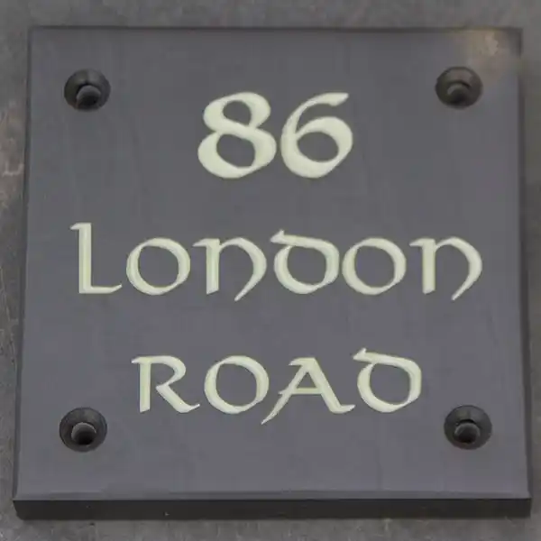 Slate Address Sign