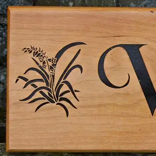 Woodens Signs made in Cherry Wood