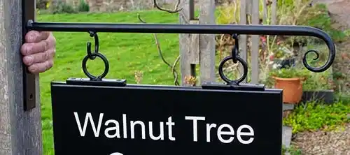 Wrought Iron Sign Bracket