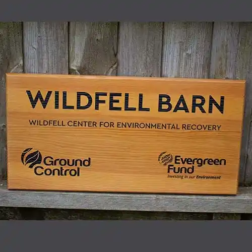 Douglas Fir is a very durable timber Durable Wooden Sign